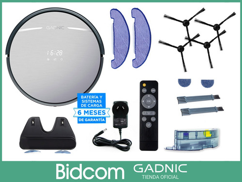 Aspiradora Robot Gadnic + Trapeador Mopa App Gadnic Pro