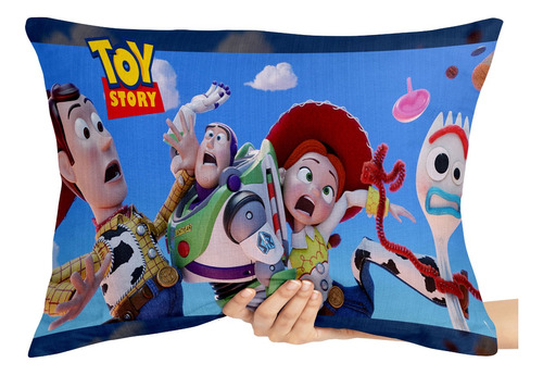 2 Capas Para Travesseiro Toy Story Wood Buzz Jessie Desenho