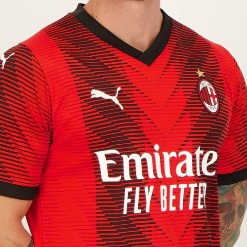 Camisa Puma Milan Torcedor Champions League 24/25