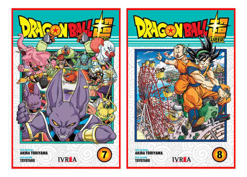 Combo Dragon Ball Super 7 Y 8 - Manga - Ivrea