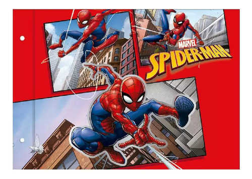 Carpeta De Dibujo Spiderman Nro 5 Cordon Mooving