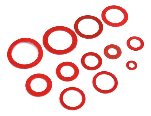 P 600 Unids Rojo Arandela De Fibra Vulcanizada Junta