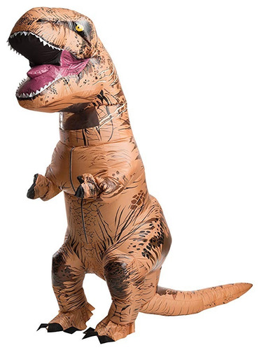Disfraz Inflable T- Rex Jurassic World Halloween Con Sonido