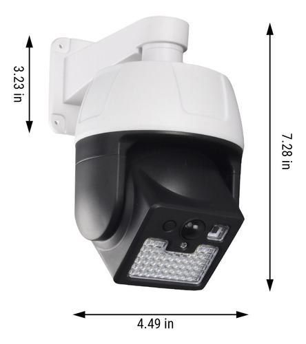 Cámara Solar Con Led Parpadeante Para Uso Exterior Para Alim