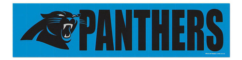 Adesivo Faixa Bumper Strip 30x7,5 Carolina Panthers