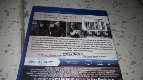 Pelicula Suspiria En Bluray De Luca Guadagnino Subtitulada