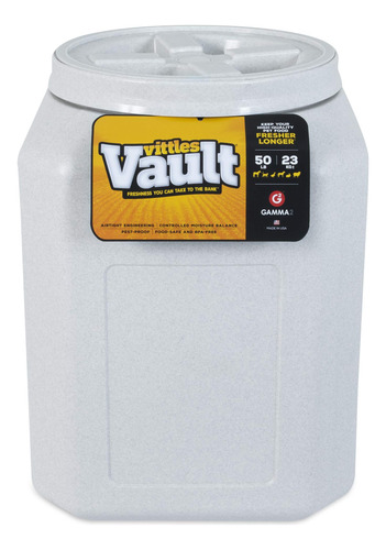 Contenedor Gamma2 Vittles Vault 50 Lbs Alimentos Para Perros Nombre Del Diseño Color
