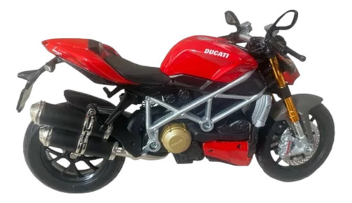 Moto Ducati Streetfighter S Maisto Escala 1:12 Metálica