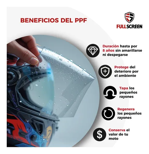 Protector Visor Casco Shaft Destroy 526sp / Ppf Alta Calidad