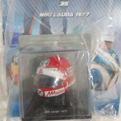 Colección Cascos De Formula 1. Nº35 Niki Lauda 1977