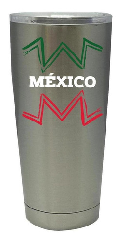 Vaso Térmico Termo Pm Shop 20 Oz México Od76943 Color Plateado