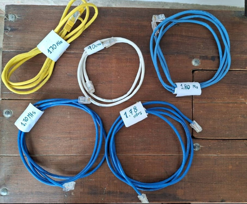 Cable Para Red Patch Cord Utp Cat5e Con Conectores