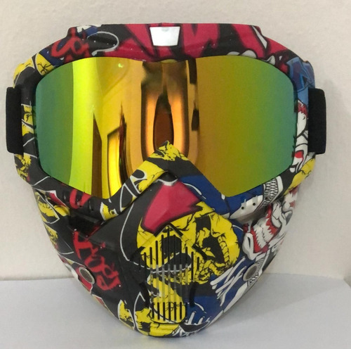 Mascara Protección Moto Motocross Bicicleta Bici Lentes