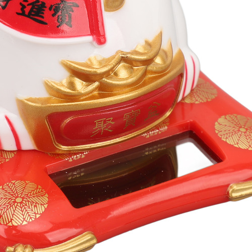 Brazo De Energía Solar Lucky Waving Cat Fortune Plastic