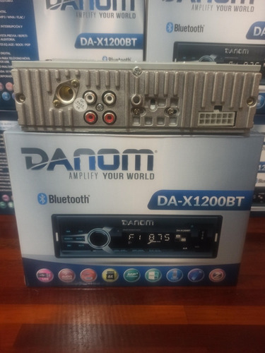 Reproductor De Audio Para Carro Mp3 Bluetooth Usb Danom