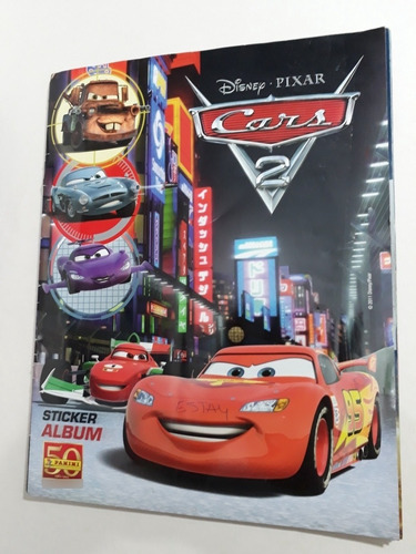 Album Cars 2 . Pixar Panini Chile 2011 .completo . Usado