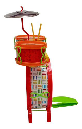 Juguete Batería Musical Bebe Fisher Price Dfp9887 Color Rojo