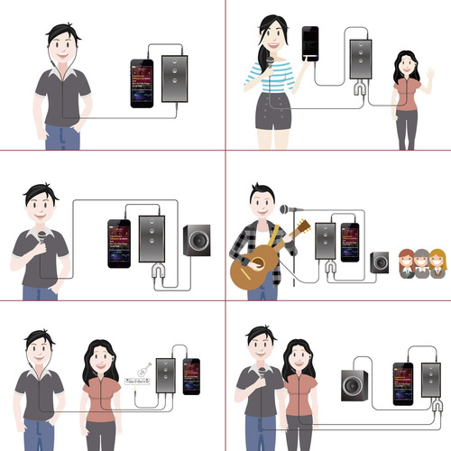 Sistema De Karaoke Bc Master Con Micro Puerto Usb De Carga