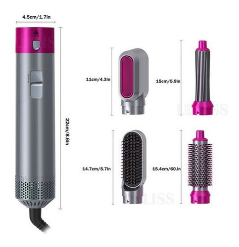 5 É 1 Secador De Cabelo Automático Multifuncional