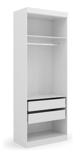 Guarda Roupa Casal 2 Portas 2 Gavetas Gênova Plus Batrol