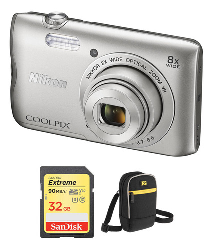 Nikon Coolpix A300 Digital Camara Basic Kit