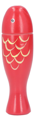 Instrumento De Percusión Rítmica En Forma De Pez De Madera