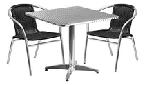 Comprar Juego De Mesa Interior-exterior Con Sillas De Ratán.