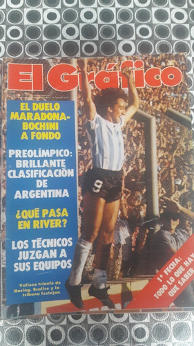 El Grafico 3149 12/2/1980 Duelo Maradona Bochini Racing (Usado)