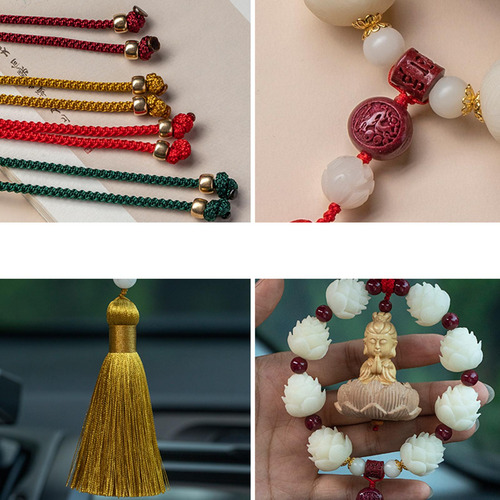 Colgante Para Espejo Retrovisor De Coche, Adorno Con Guanyin