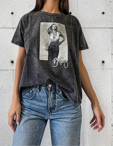 Remera Algodón Estampada Mujer Nylon Britney Spears