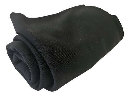 Tela Frisa Invisible Peinada X Metro Negro Liso
