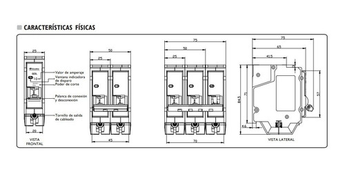 Imagen 3 de 6 de Breaker Breker Interruptor Termomagnetico 30a 1p Exceline /