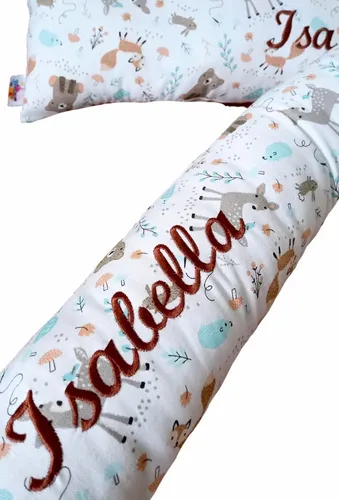 Nidito De Contencion Almohada Personalizado Nombre Bordado