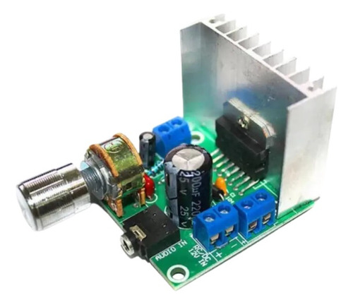 2pzs Amplificador De Audio Tda7297 15w X2 12v 4.8cm 4-8 Ohm