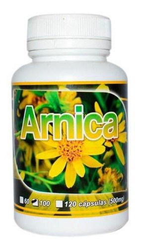 Arnica 100 Cápsulas 500mg - Erva Nativa