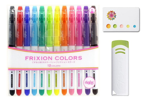 Pilot Frixion Colors Erasable Marker Juego 12 Colores Que 1