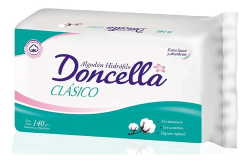 Doncella Algodón Hidrofilo Clasico 140 Grs