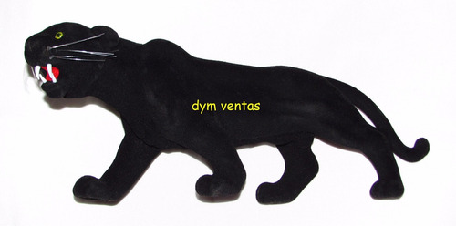 Pantera Negra Tigre Caballo De Felpa Animales Juguete Deco