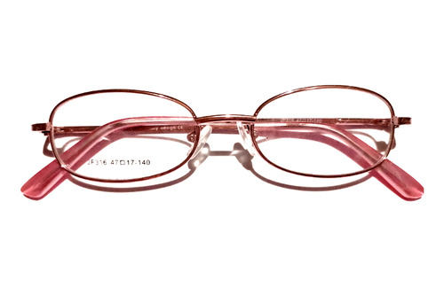 Lentes Gafas Lectura Receta Rosa Metal Flex 316