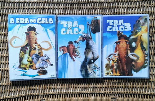 Desapegadoc Dvds  A Era Do Gelo  1, 2 E 3 - Blue Sky Studios