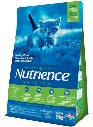 Alimento Para Gatitos Nutrience Cat Original Kitten 2.5kg