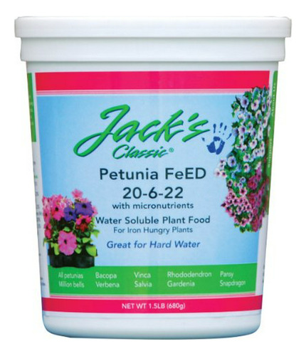 Fertilizante Para Petunias 20-6-22 1.5 Lbs.