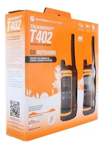 Imagen 3 de 4 de 6x Handy Motorola Walkie Talkie T402 Ip54 Ivox/vox 56km