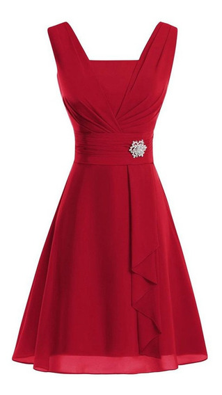 Vestidos De Dama De Honor Rojo | MercadoLibre 📦