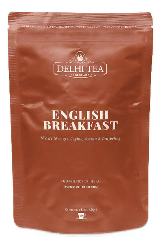 Te English Breakfast En Hebras Delhi Tea Premium 40g