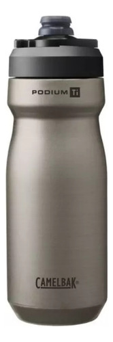 Botella Ciclismo Camelbak Podium Titanium 530ml/ 18 Oz Plate Color Plateado