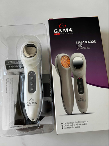 Masajeador Led Facial Ultrasónico Gama Como Nuevo