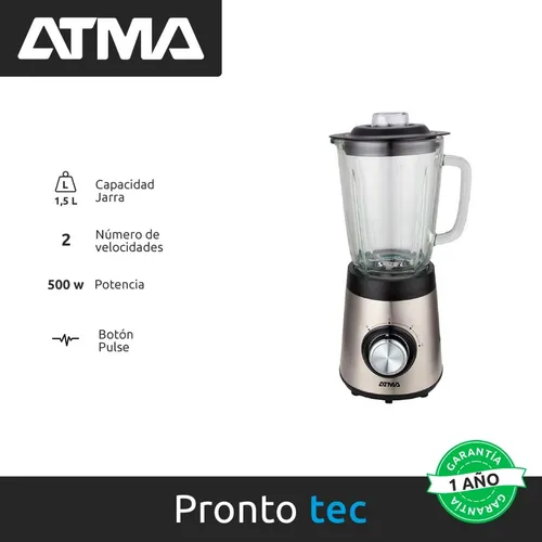 Licuadora atma jarra de vidrio sale