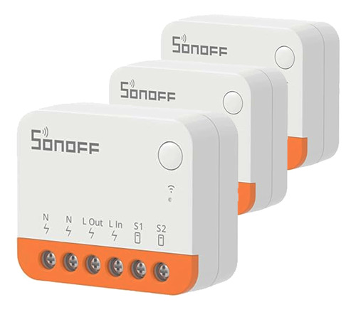 Kit 3x Sonoff Mini Interruptor Wi-fi 10a Original