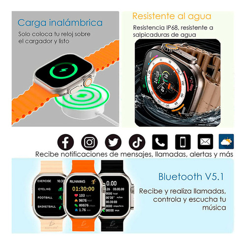 Smartwatch Serie S8 Ultra Max Reloj Inteligente Digital
